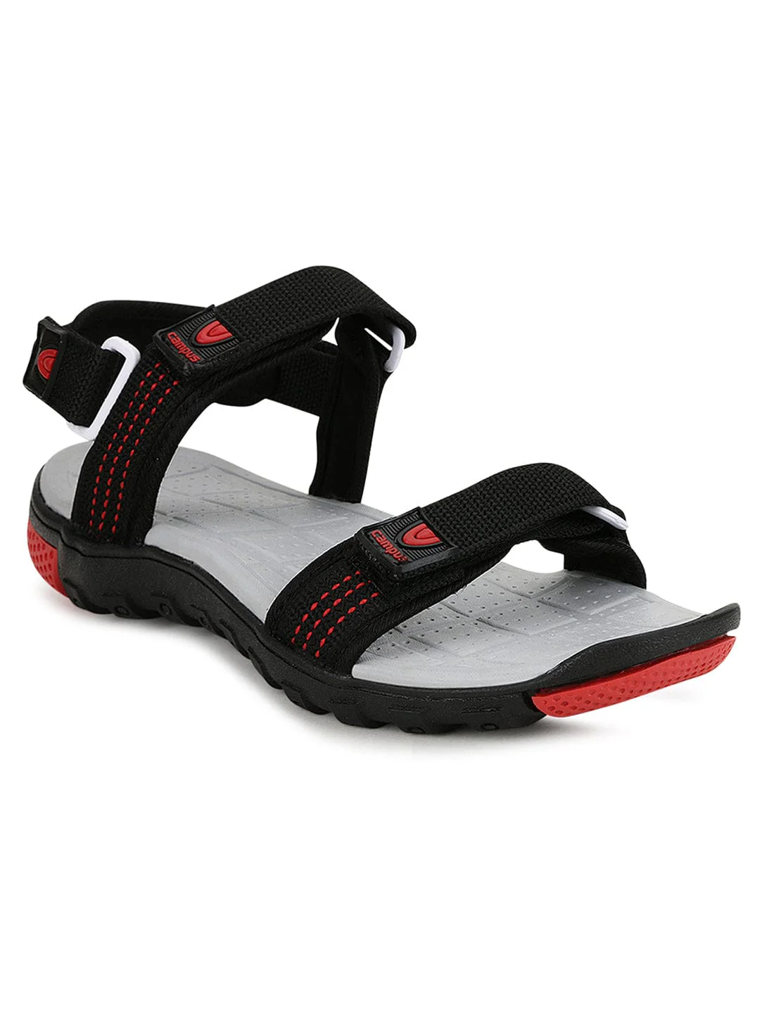 2GC-07 Black Men's Sports Sandals - Image 2