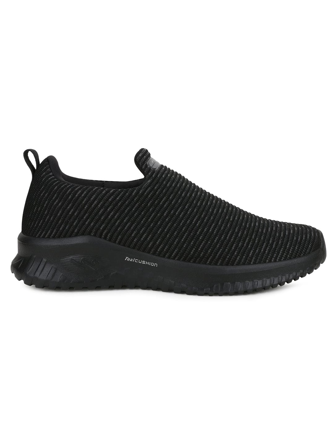 AIM PLUS Black Men's Walking Shoes