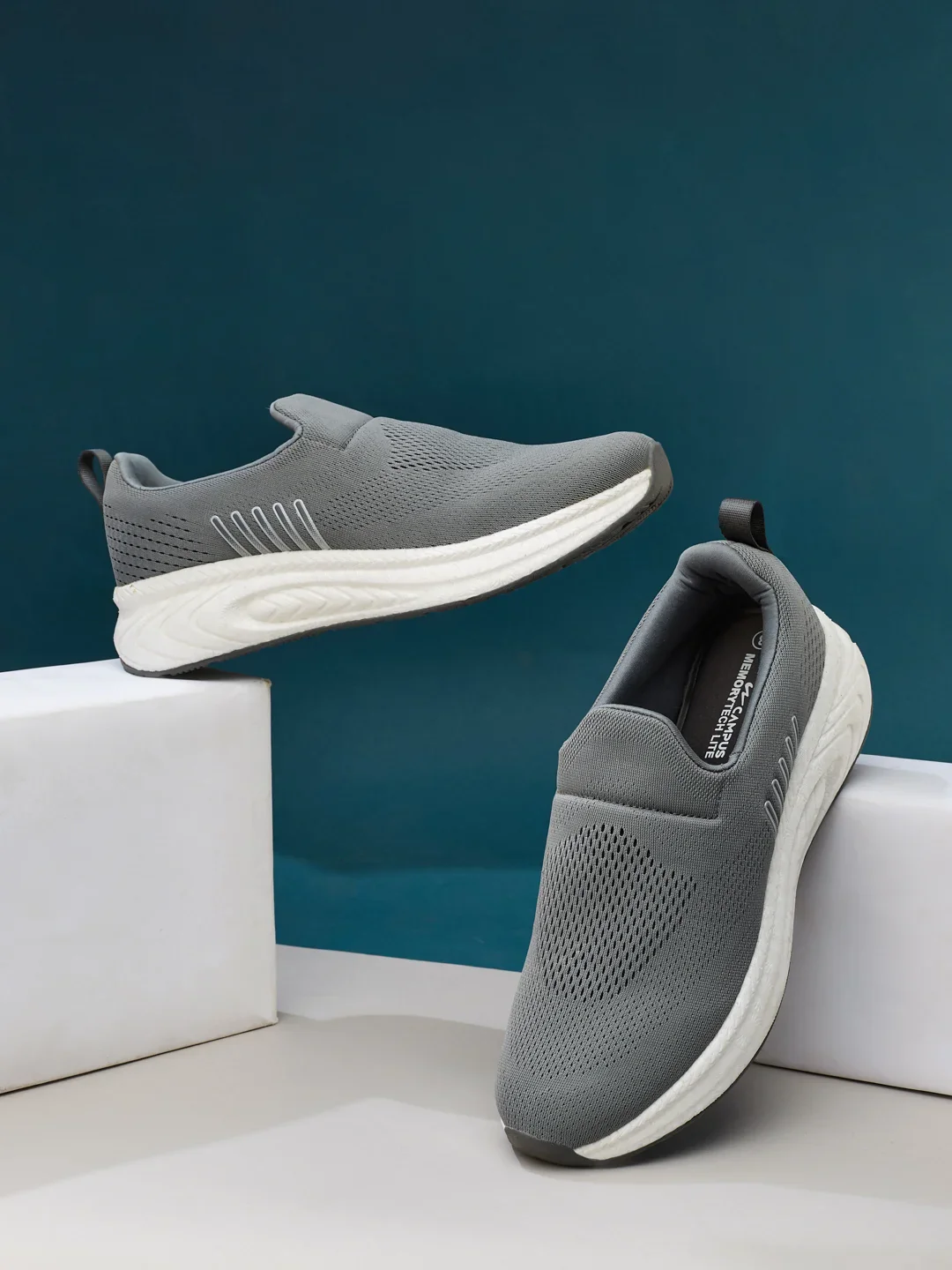 BALLER Grey Men's Walking Shoes