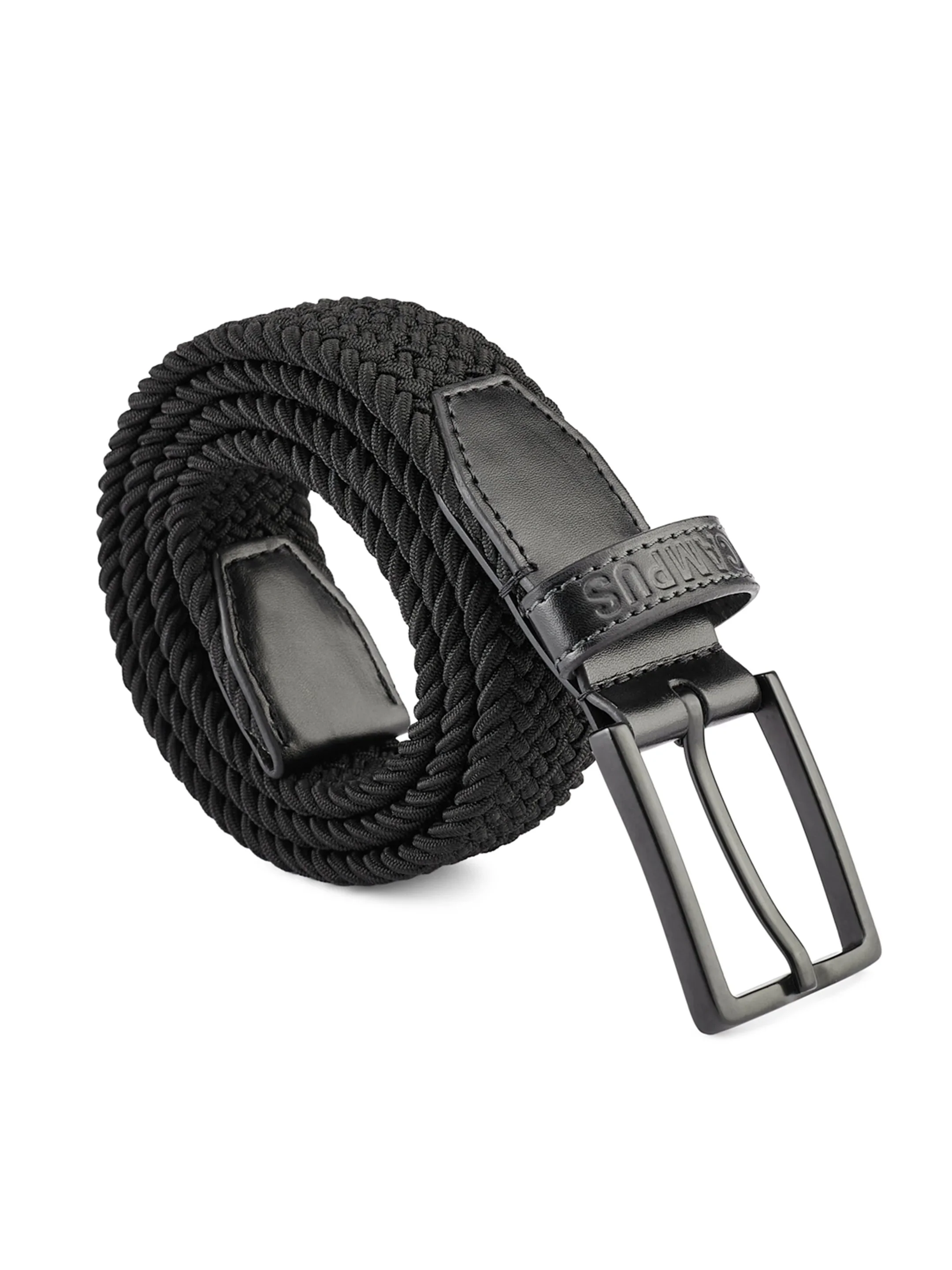 Braided Black Unisex Belt - Image 6