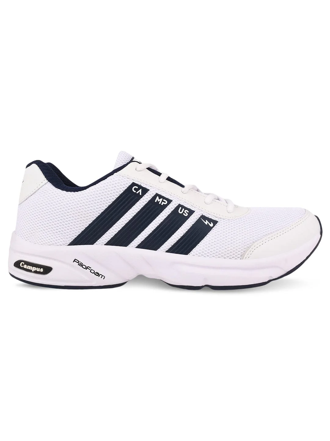 BULL Pro White Men's Running Shoes