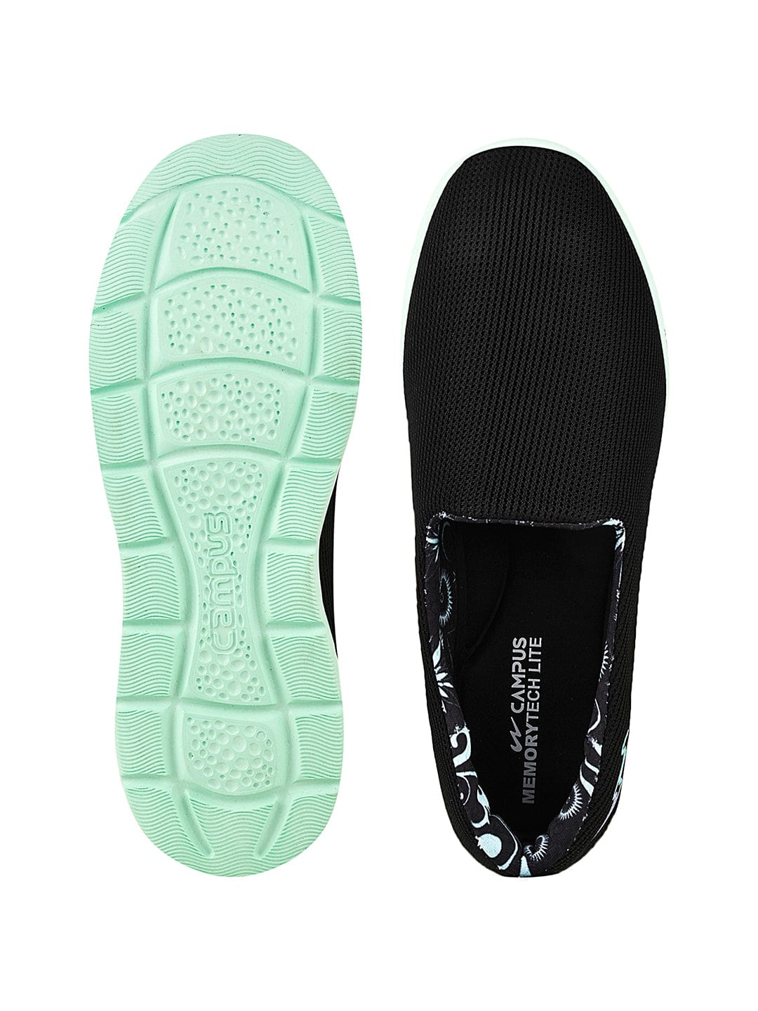 CAMP-FLYWALK Black Women's Slip-ons - Image 5