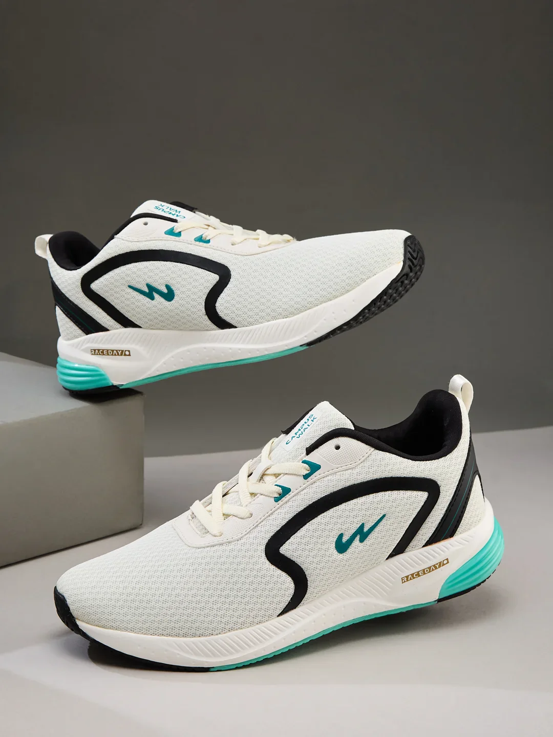 CAMP KARL White Men's Sports Shoes
