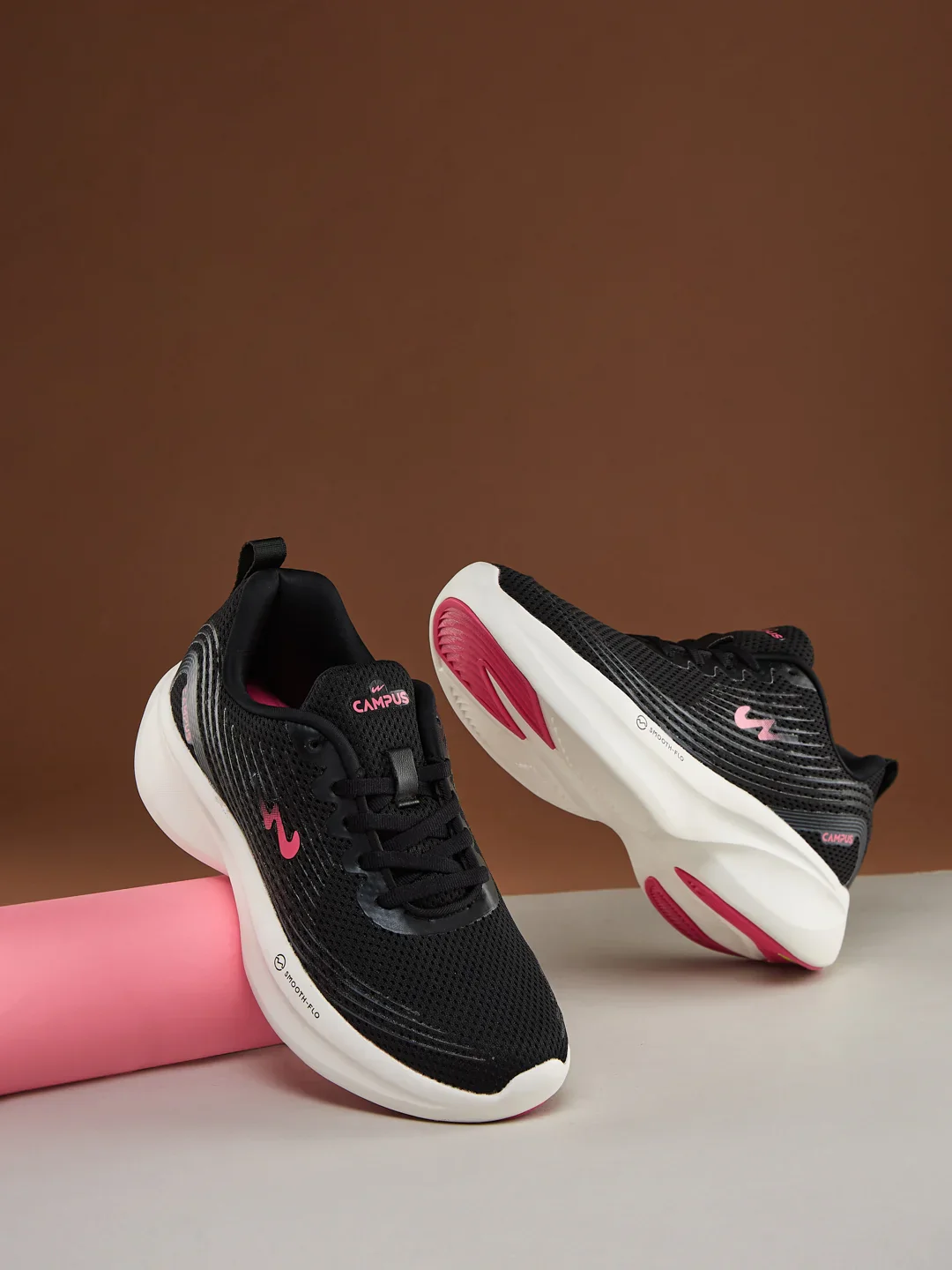 CAMP-LEX Black Women's Running Shoes