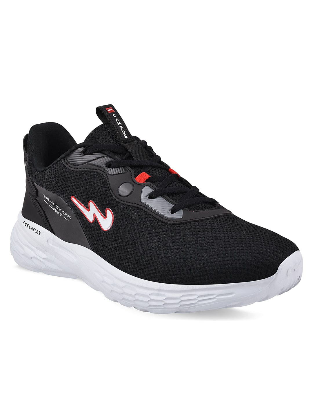 CAMP SMART Black Men's Running Shoes - Image 2