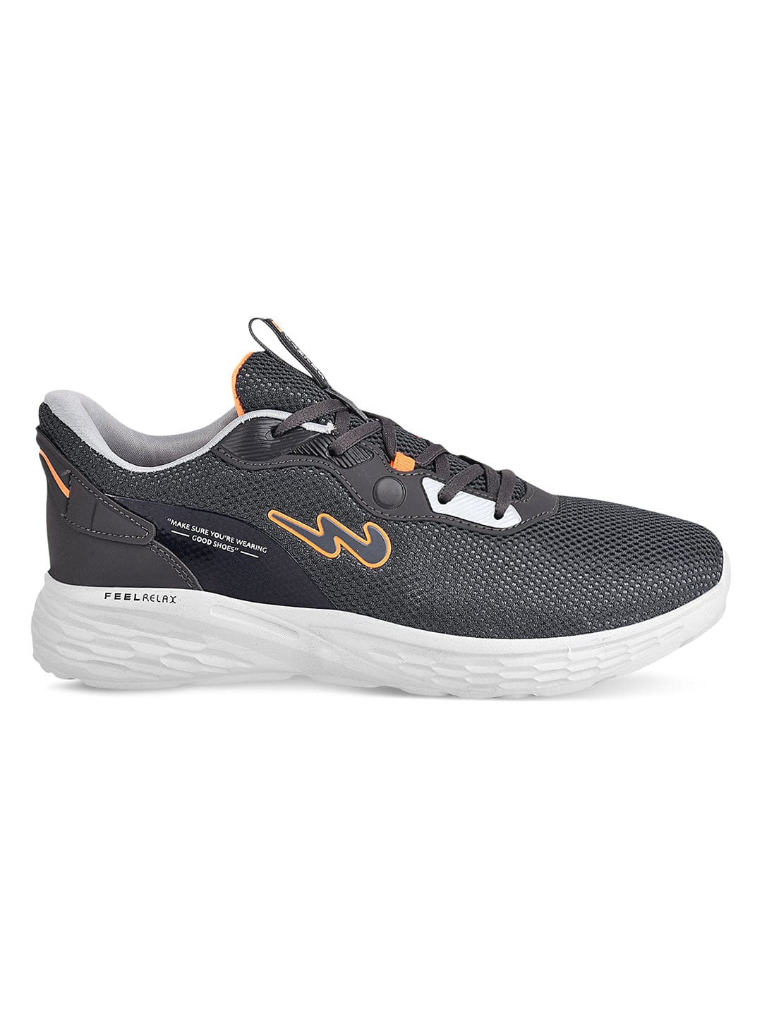 CAMP SMART Grey Men's Running Shoes