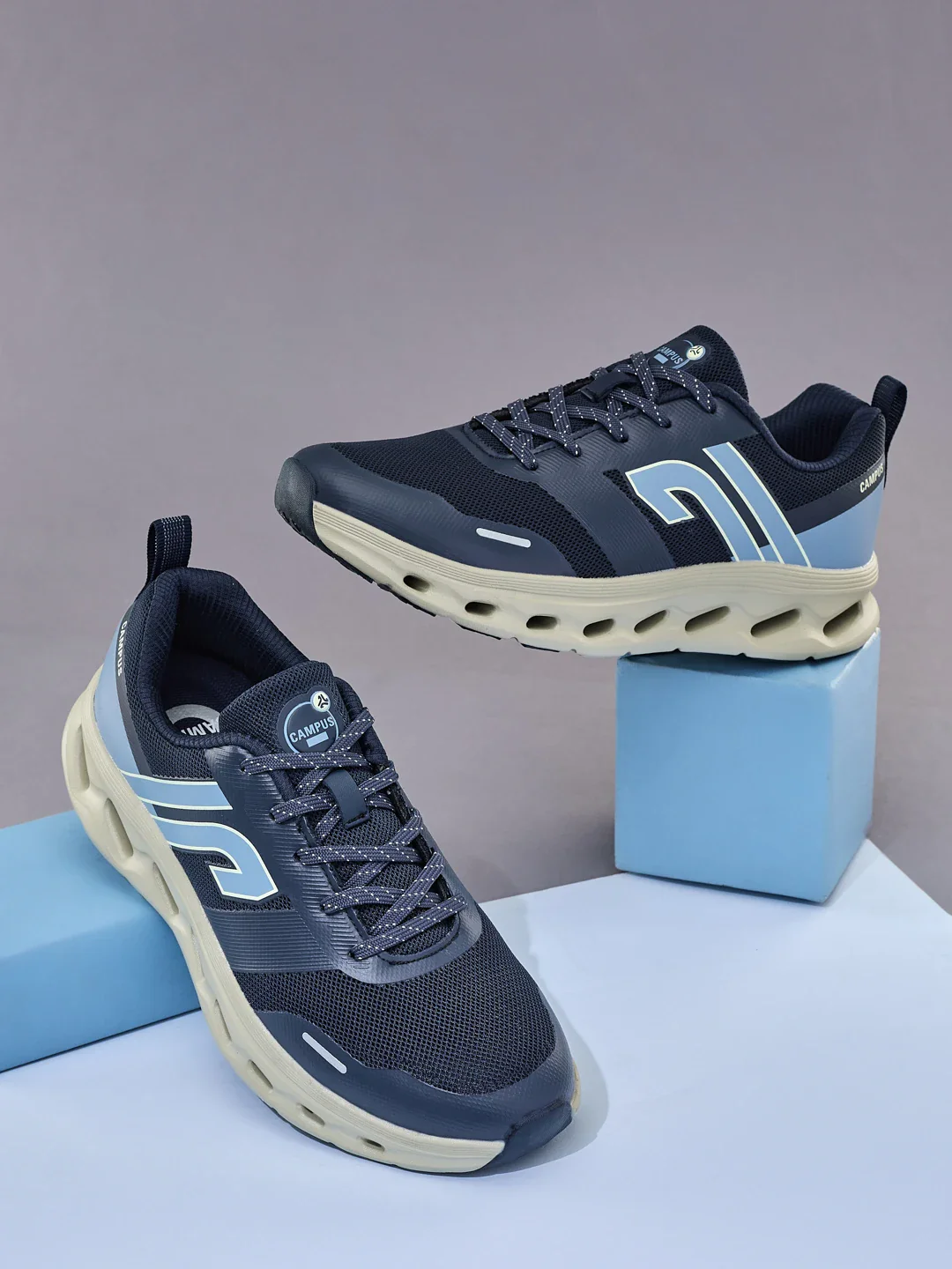 CHAZE Navy Men's Running Shoes