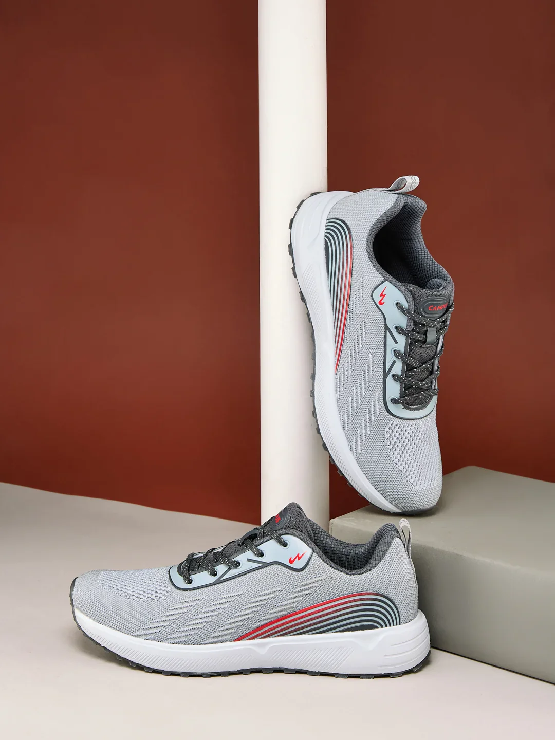 CHOPPER Grey Men's Running Shoes