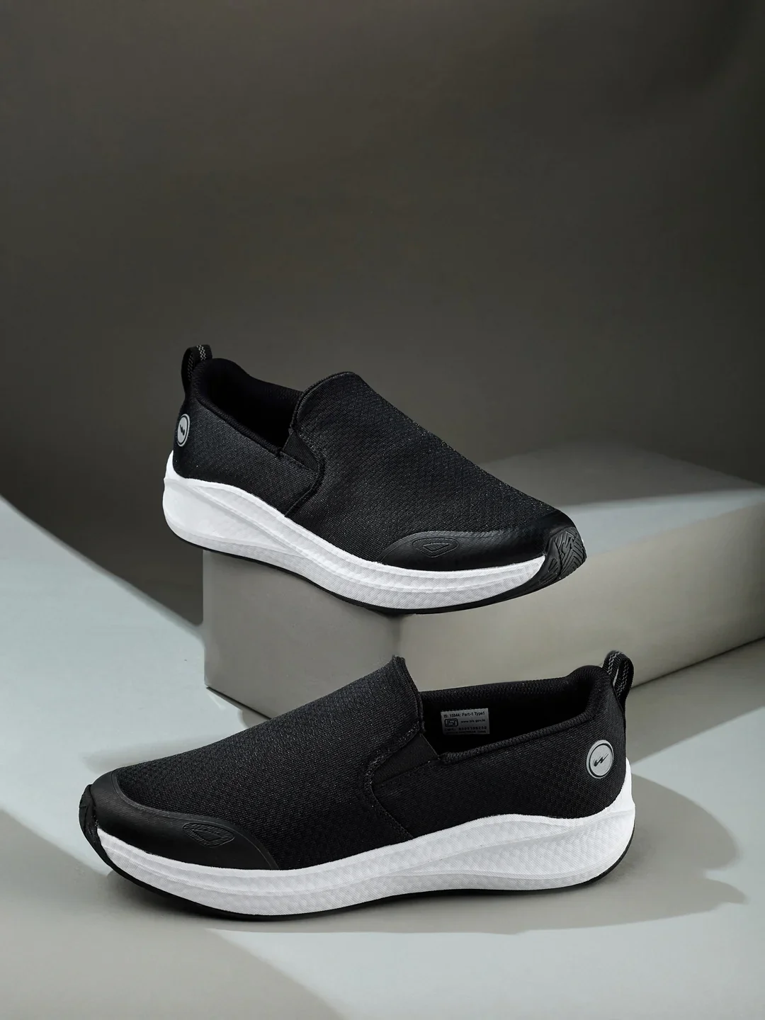 CIAN Black Men's Walking Shoes