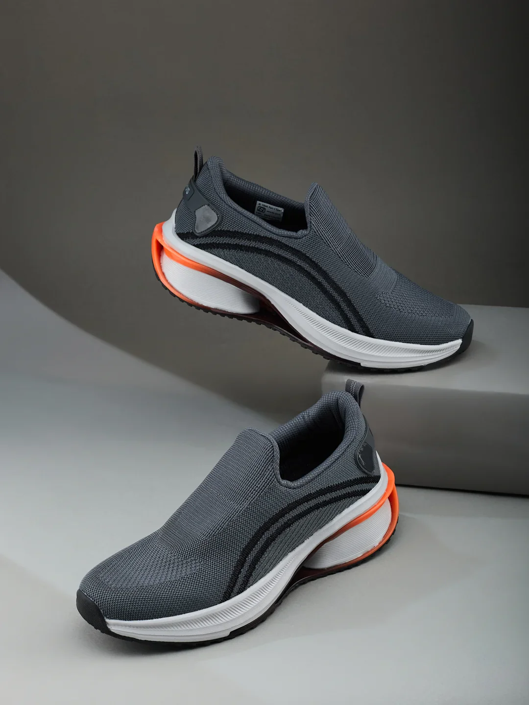 COVERT Grey Men's Walking Shoes