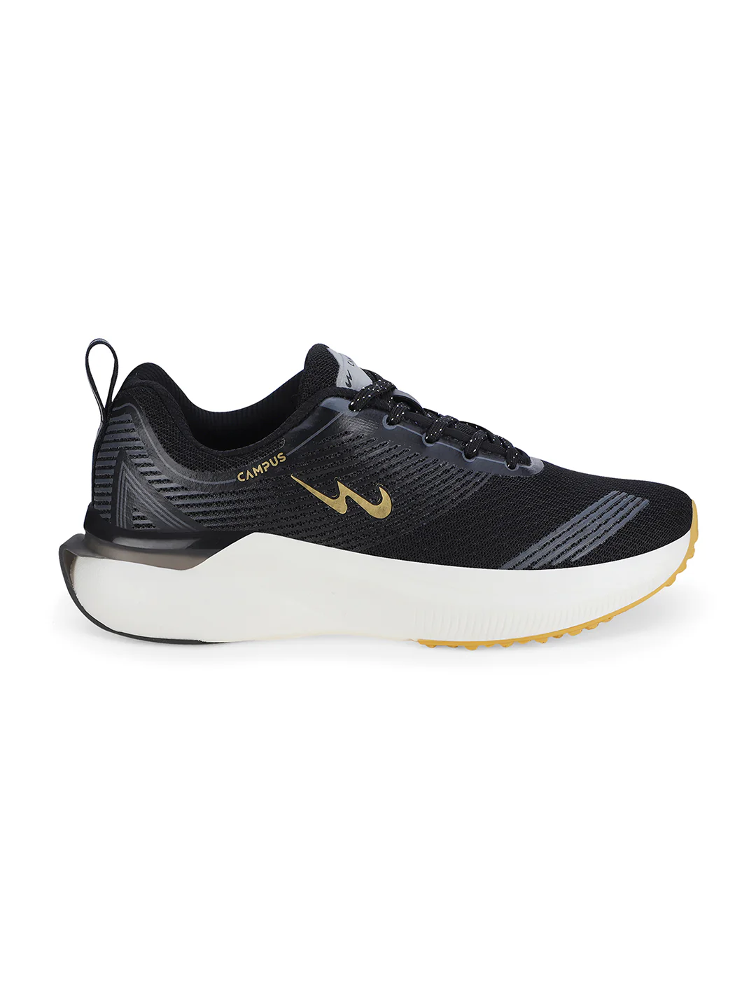 DECKER Black Men's Sports Shoes