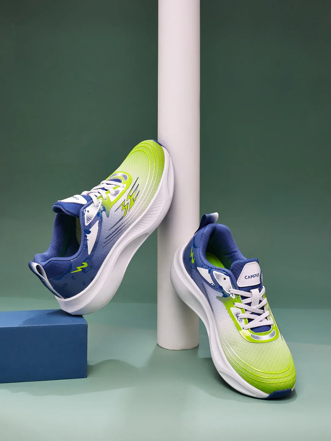 EVE Green Kids Running Shoes