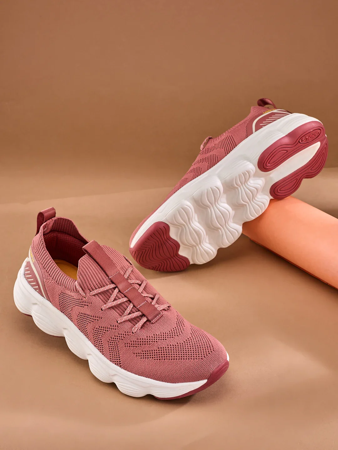 FALKO Pink Men's Walking Shoes