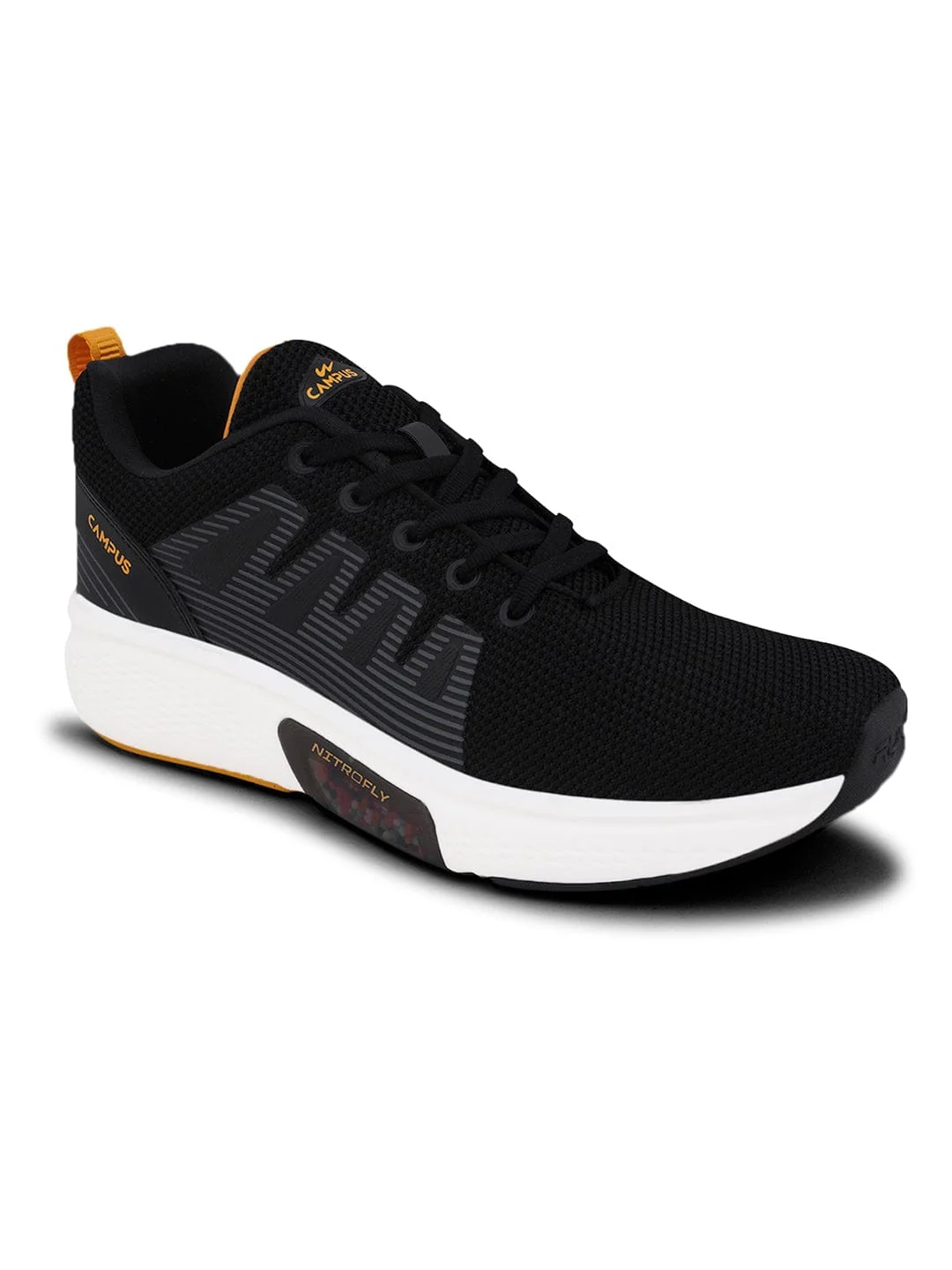 FINCH Black Men's Running Shoes - Image 2
