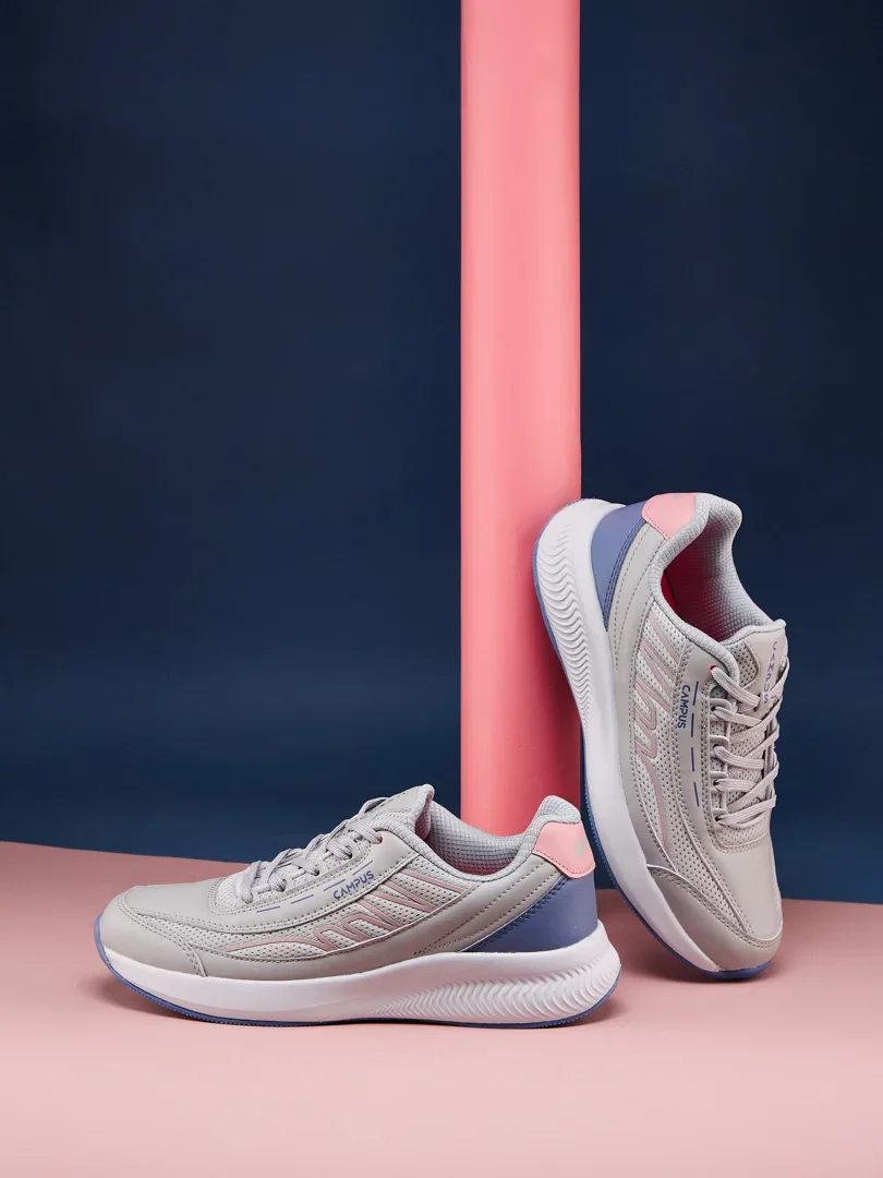 FLAIR Grey Women's Running Shoes