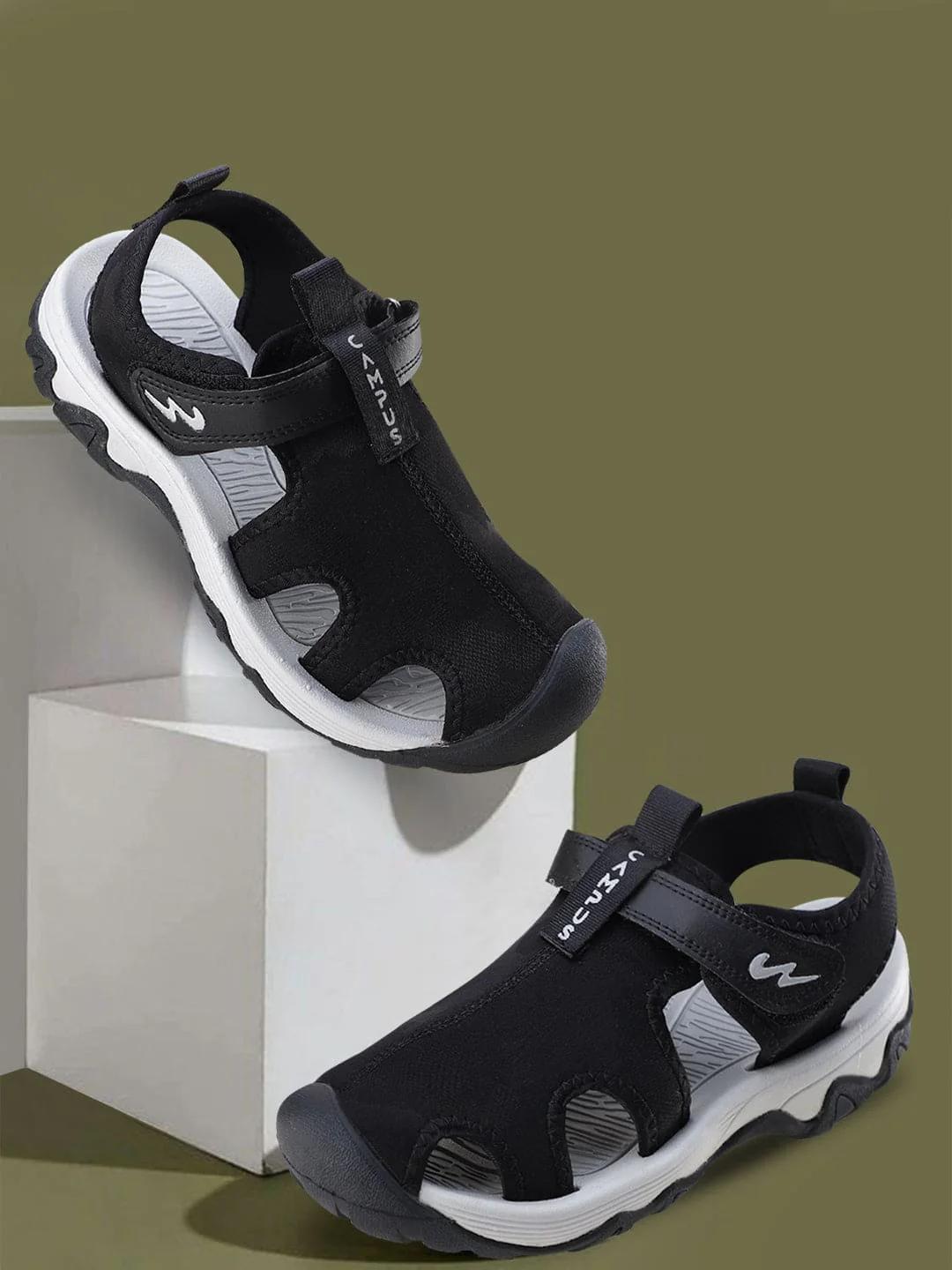 GC-22106 Black Men's Sandals - Image 5