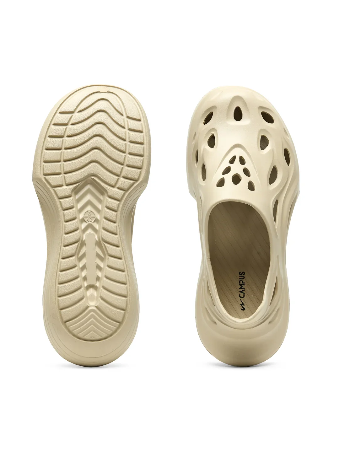 GC-4024 Beige Men's Clogs - Image 4