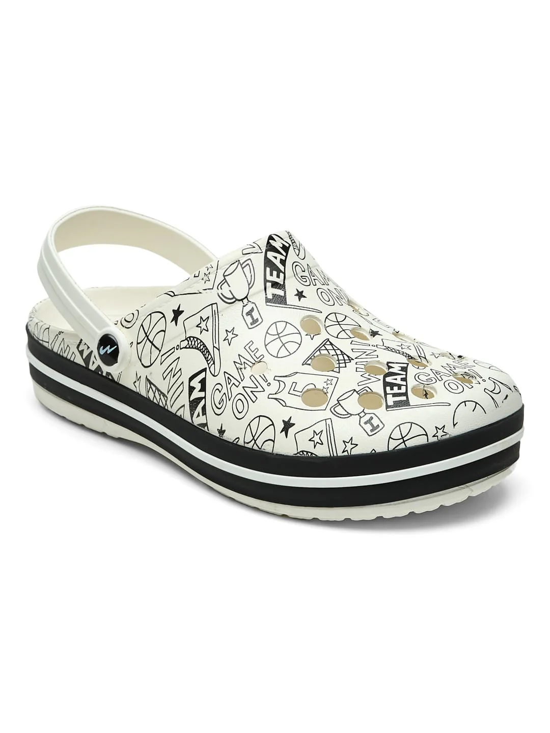 GC-4025 Off White Men's Clogs - Image 2