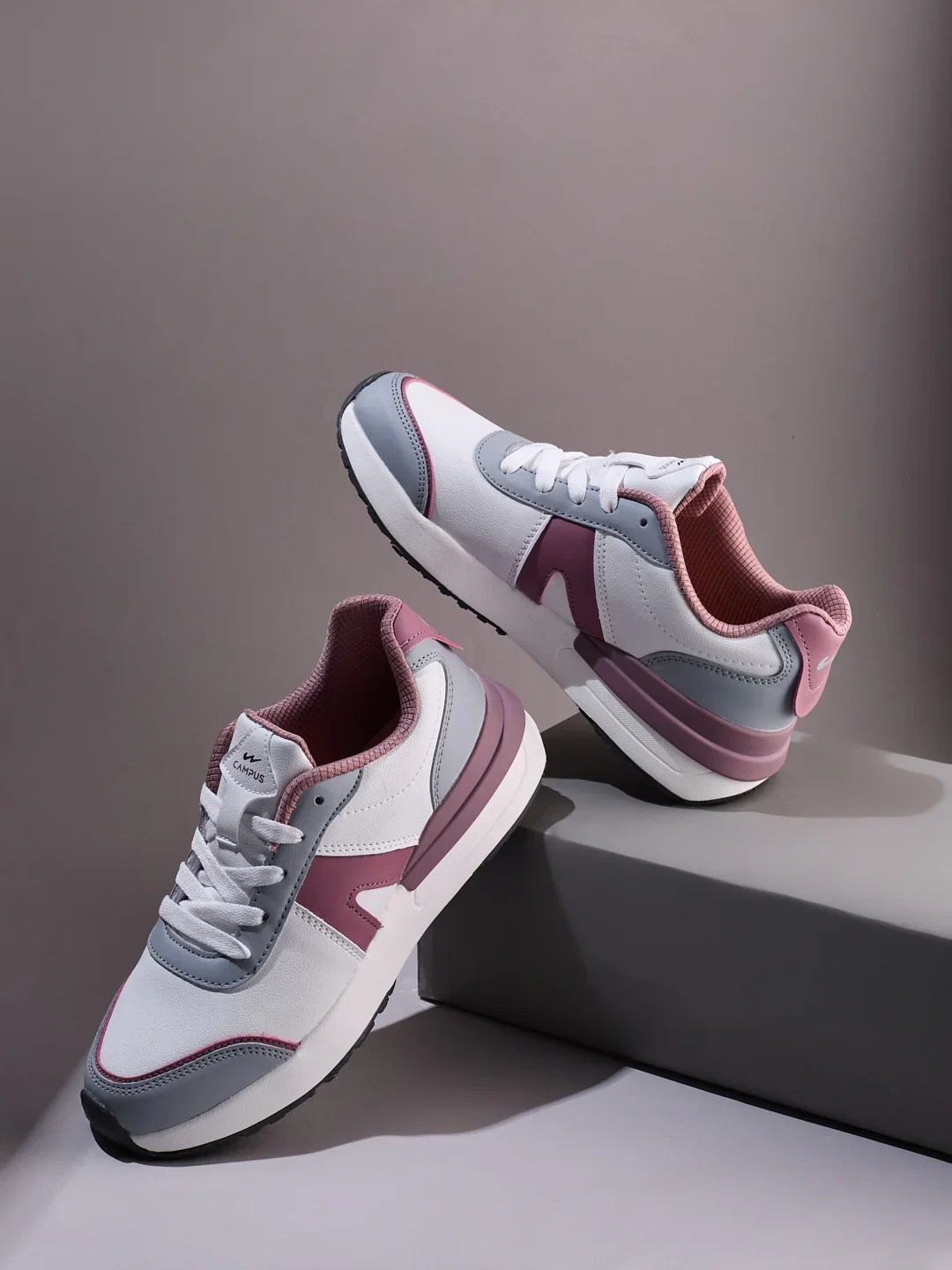 GLAMS Grey Women's Sneakers