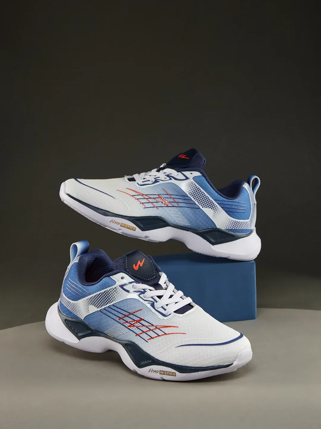 KAPE JR White Child Running Shoes