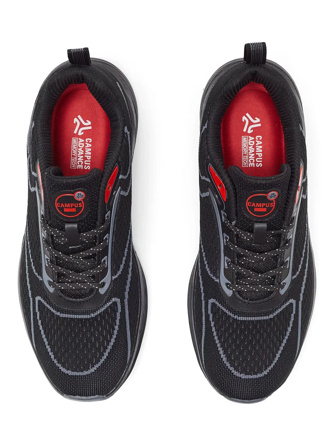 KRIVO Black Men's Running Shoes - Image 6
