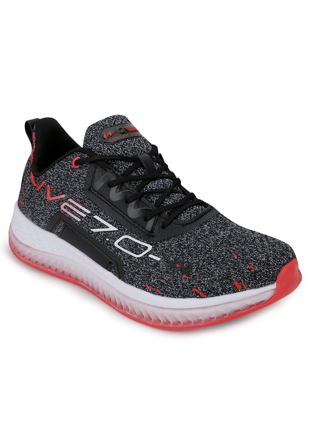 LIVVE Black Men's Running Shoes - Image 2