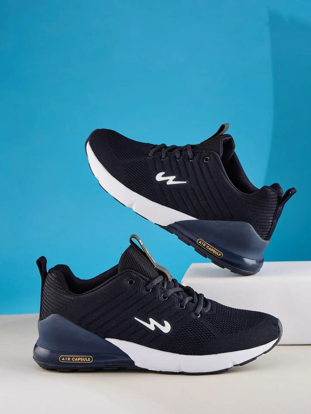MIKE N Blue Men's Running Shoes