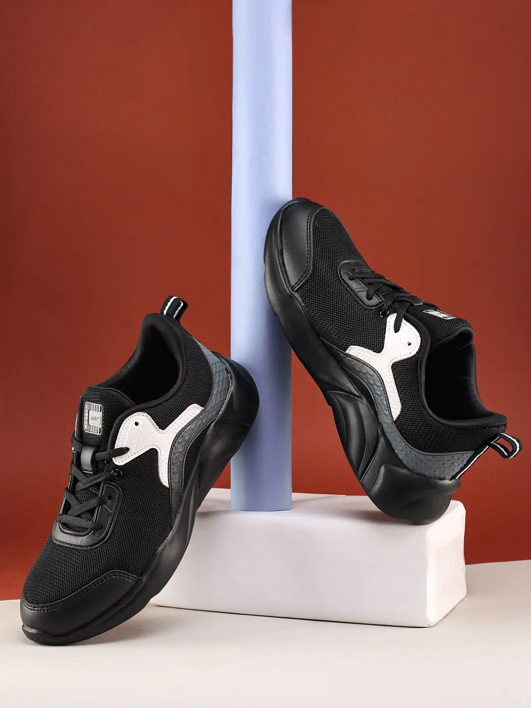 OREAN Black Men's Running Shoes