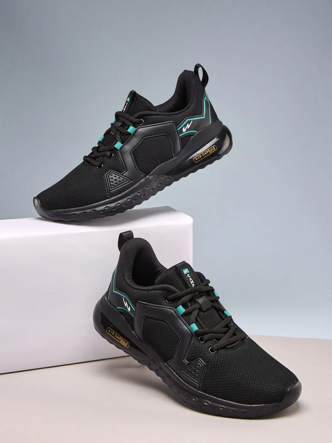 PATRIK PRO Black Men's Sports Shoes
