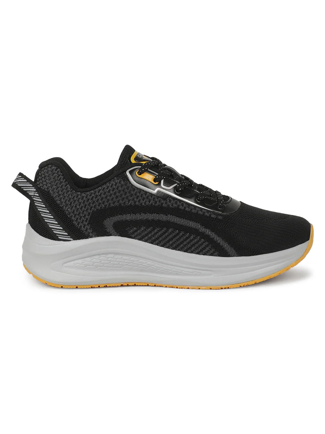 PLUSH Black Men's Running Shoes