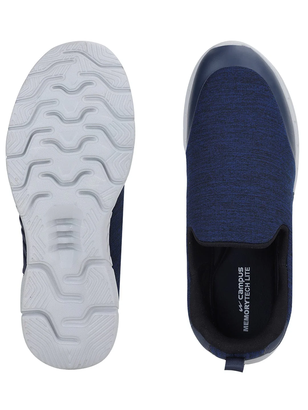 QUBA Blue Men's Walking Shoes - Image 3