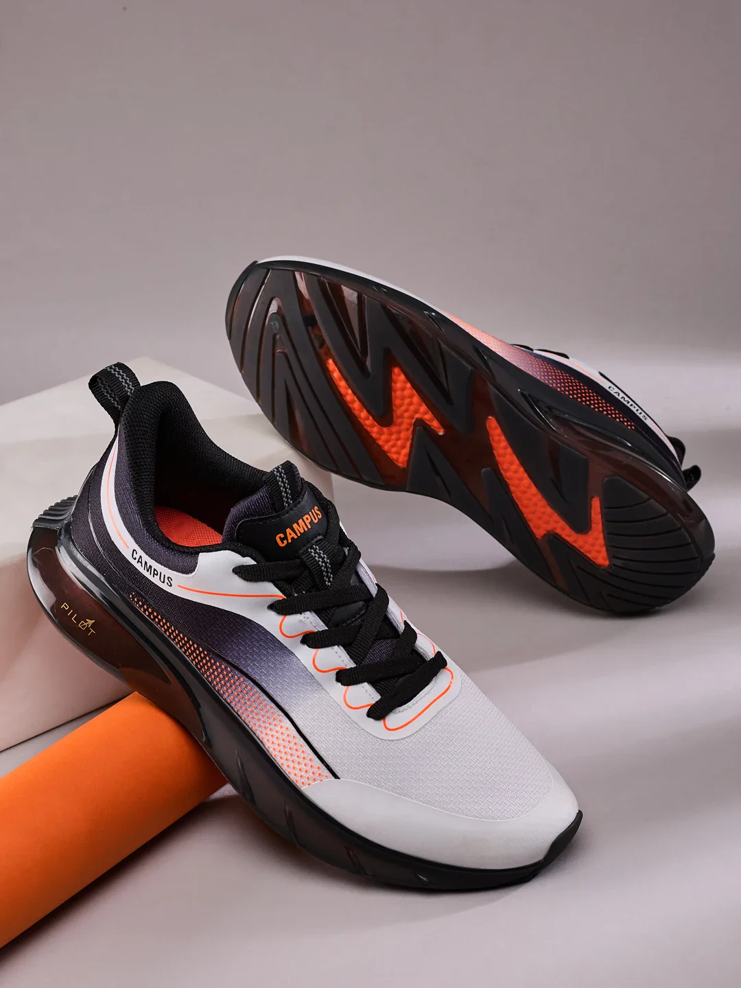 RIVE Black Men's Running Shoes