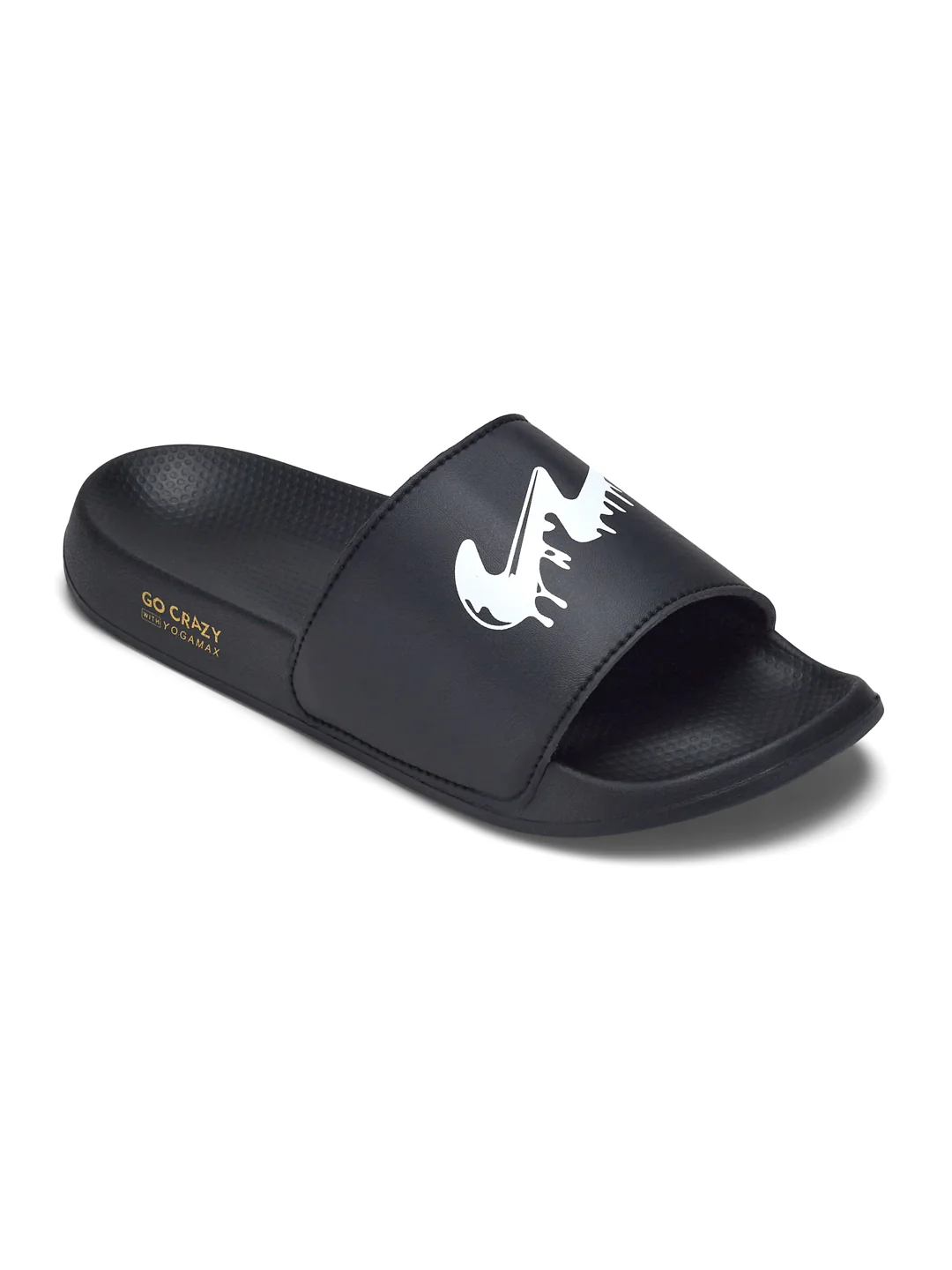 SL-443 Black Men's Slides