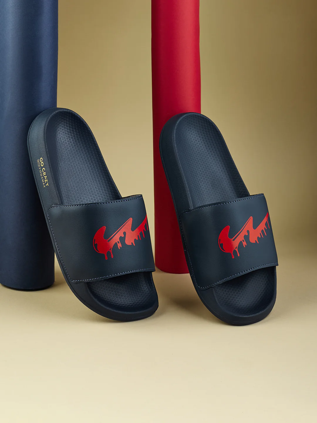 SL-443 Navy Men's Slides
