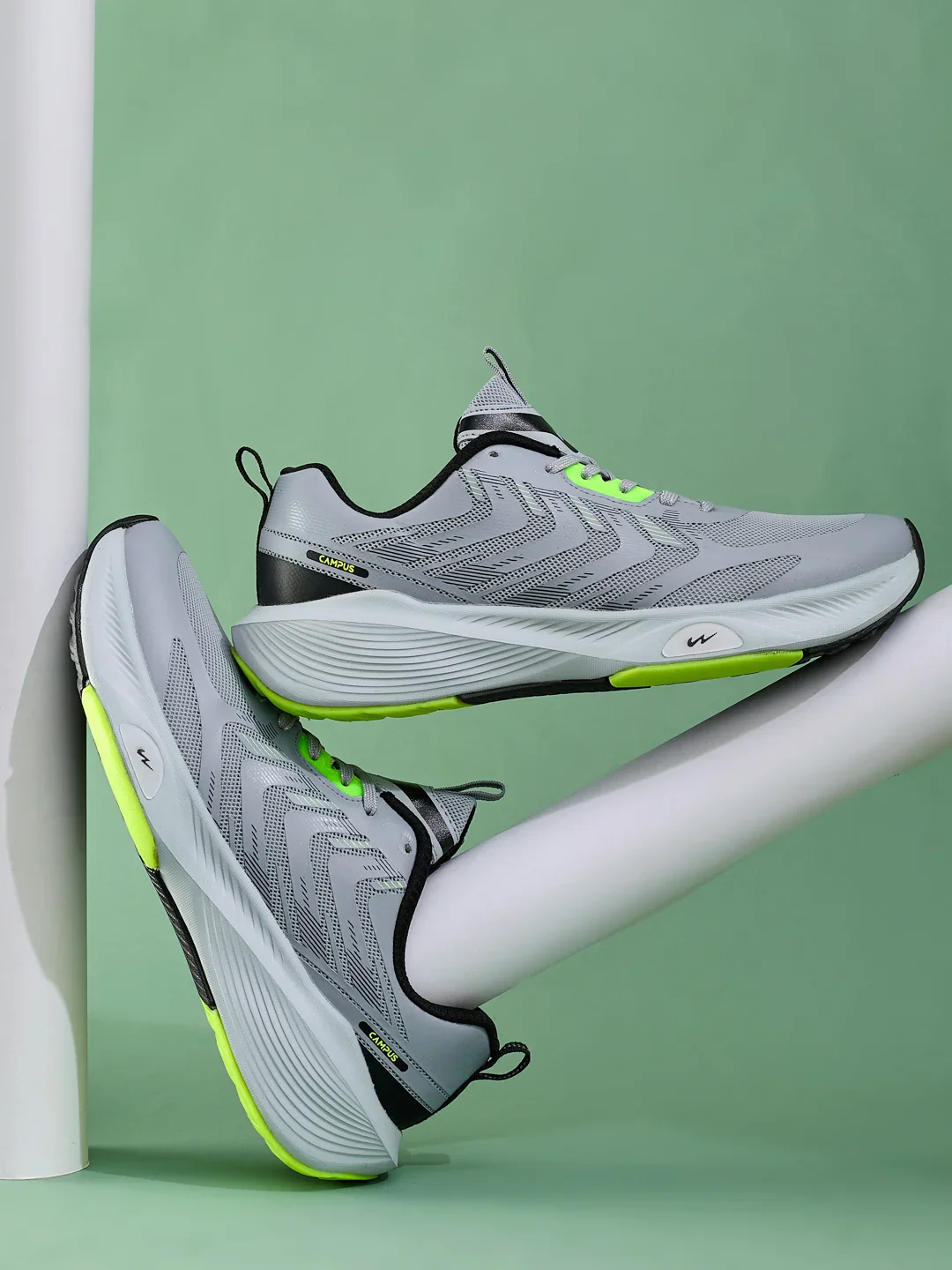 SNIPER Grey Men's Running Shoes