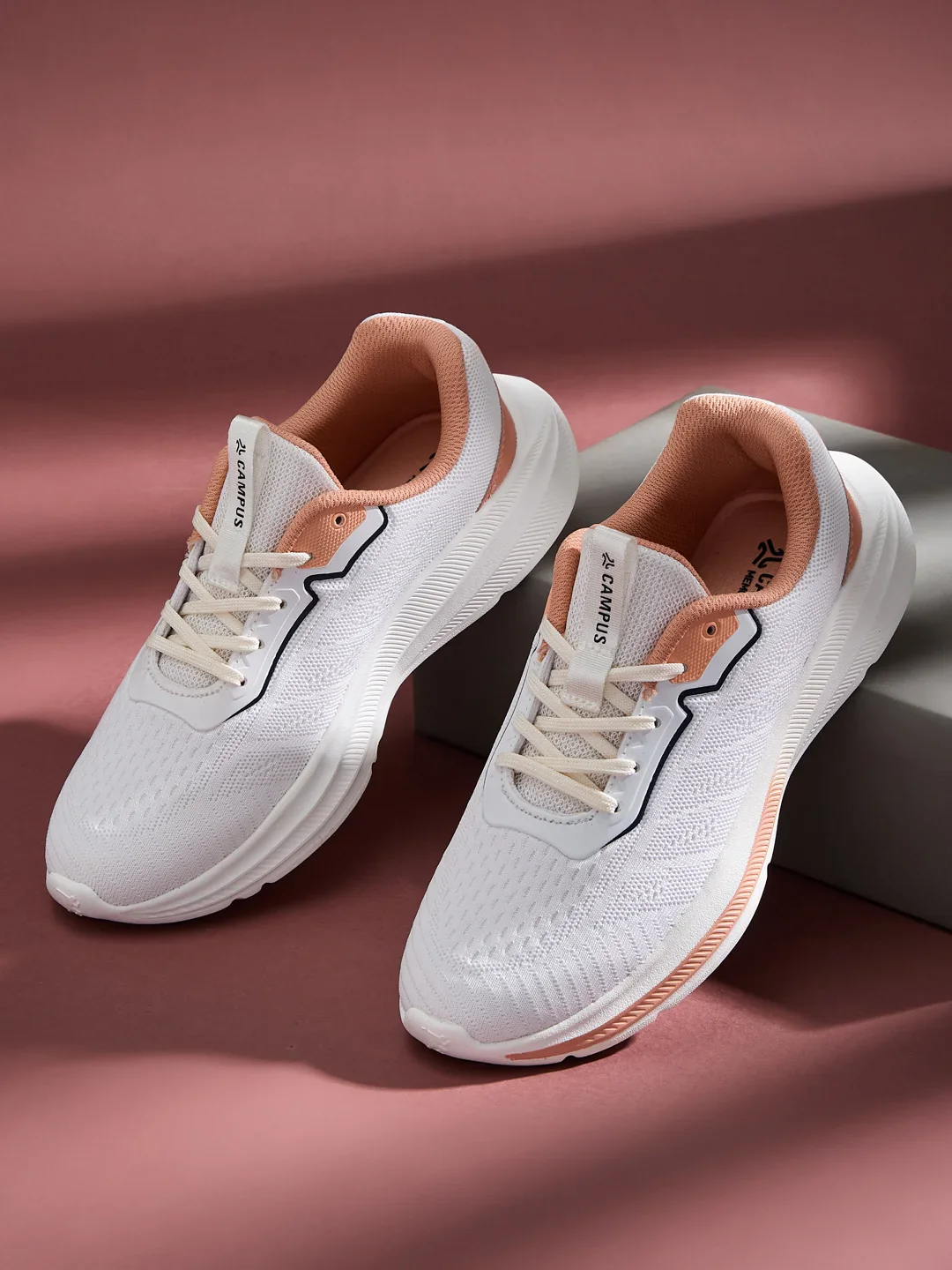 SPREE Off White Women's Running Shoes