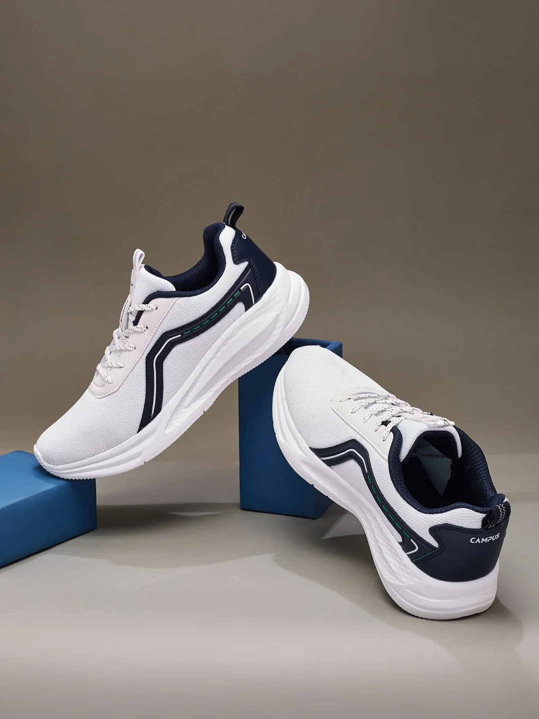 TACT White Men's Running Shoes