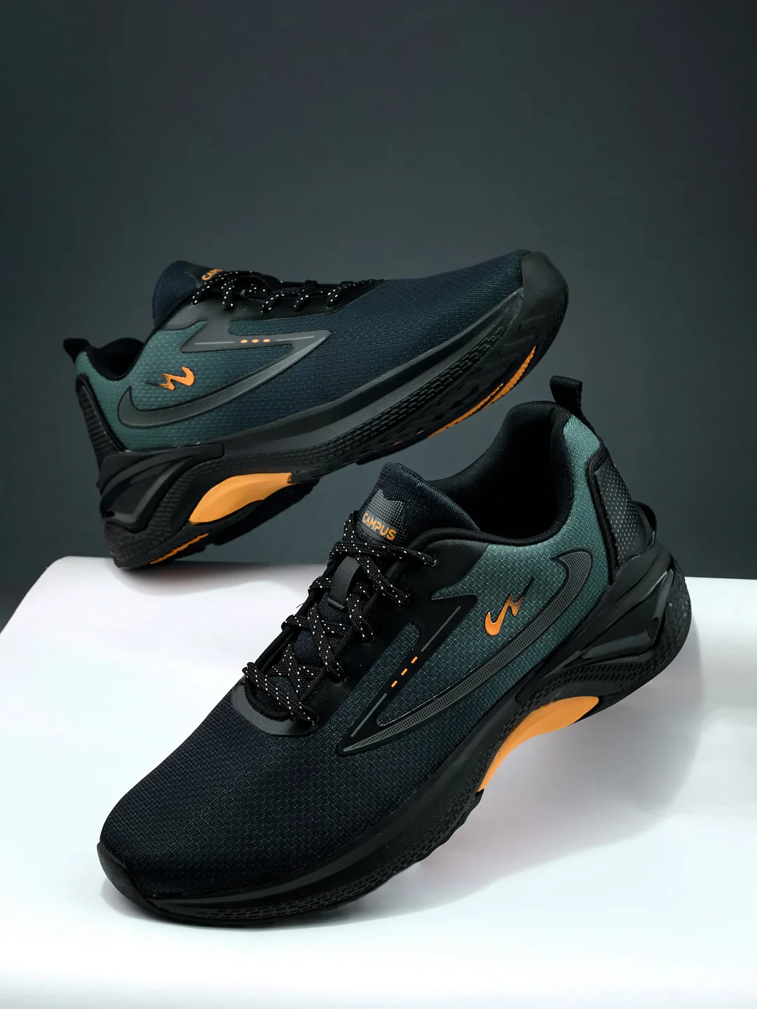 VESPER Black Men's Running Shoes