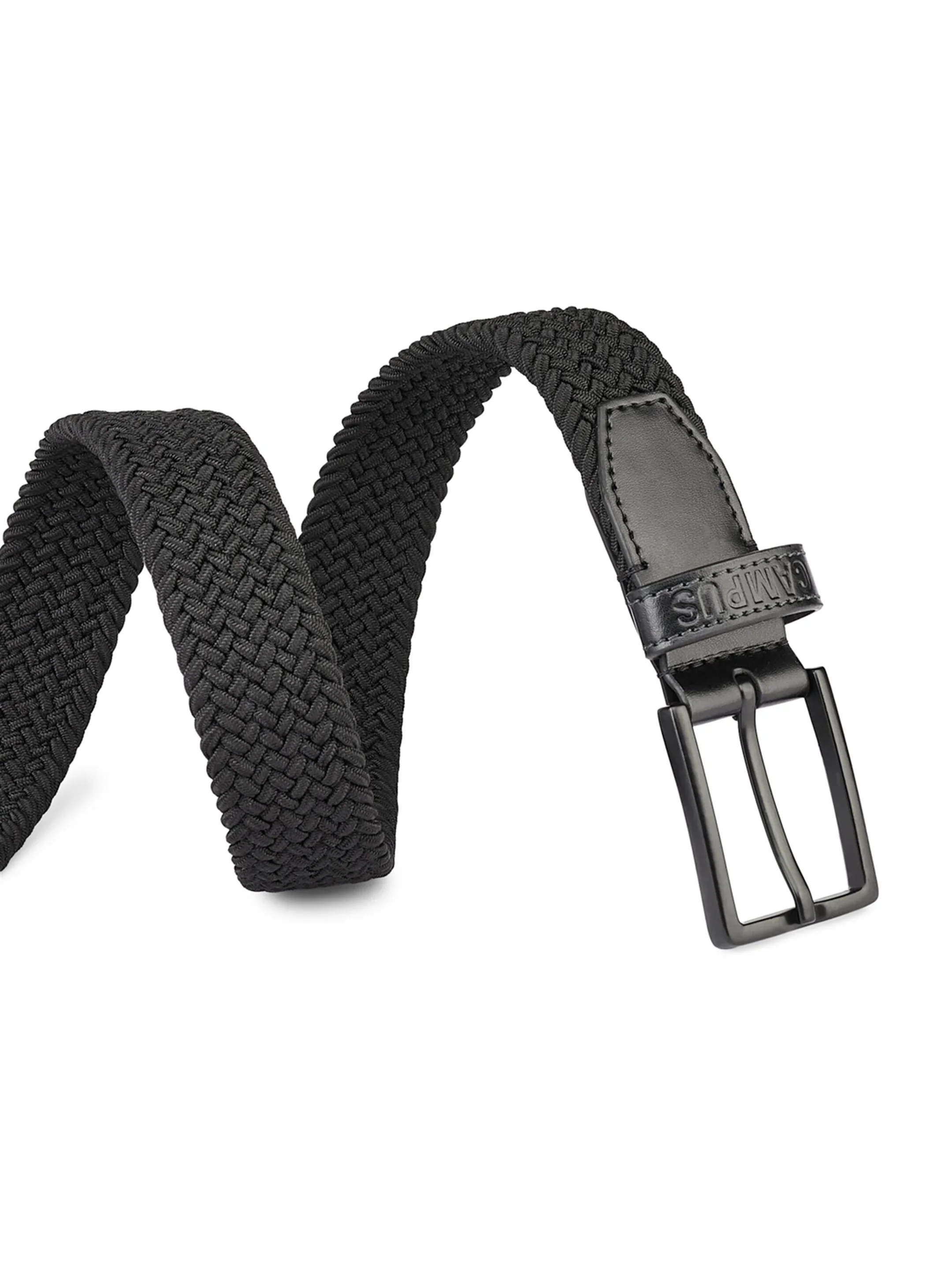 Web Braided Tan Unisex Belt - Image 3