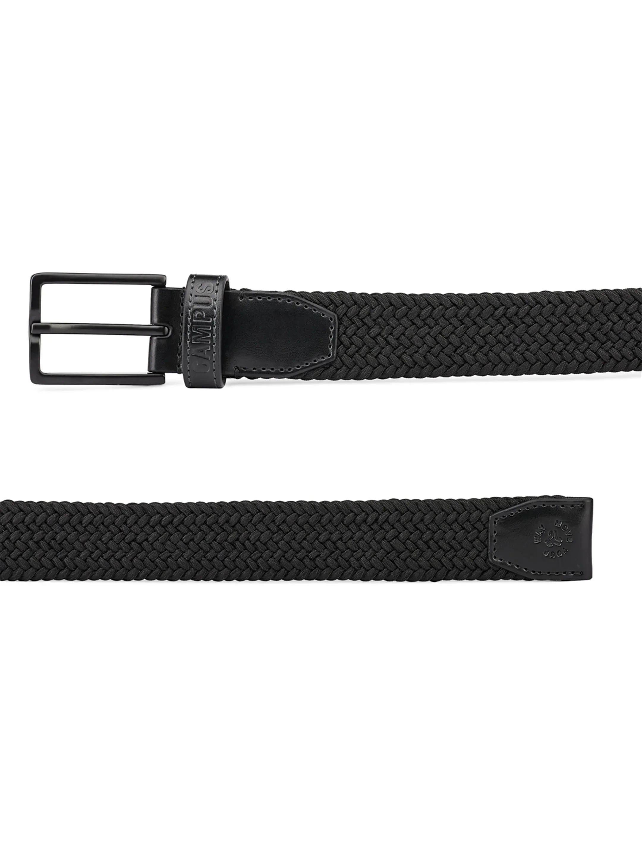 Web Braided Tan Unisex Belt - Image 4