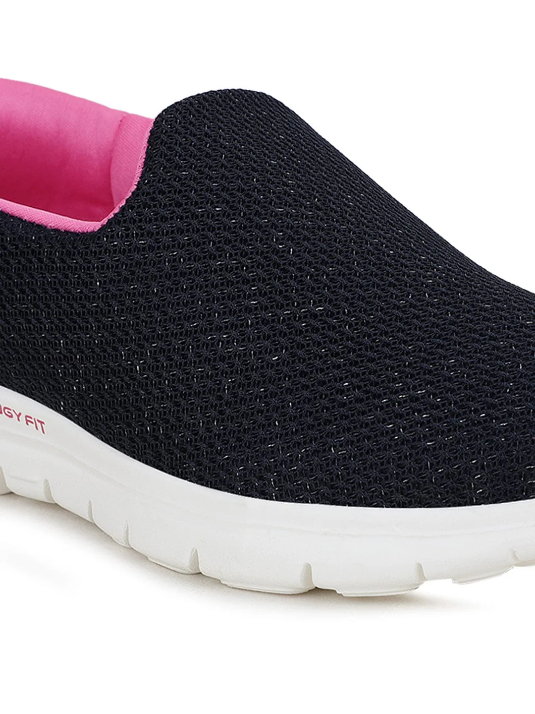 ZOE PLUS Navy Women's Walking Shoes - Image 4